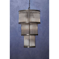 Olivia's Luxe Collection - Salsa Antique 3 Tier Chandelier Black