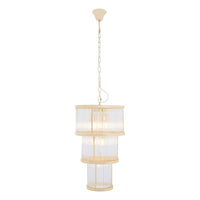 Olivia's Luxe Collection - Salsa 3 Tier Drum Chandelier Gold Finish