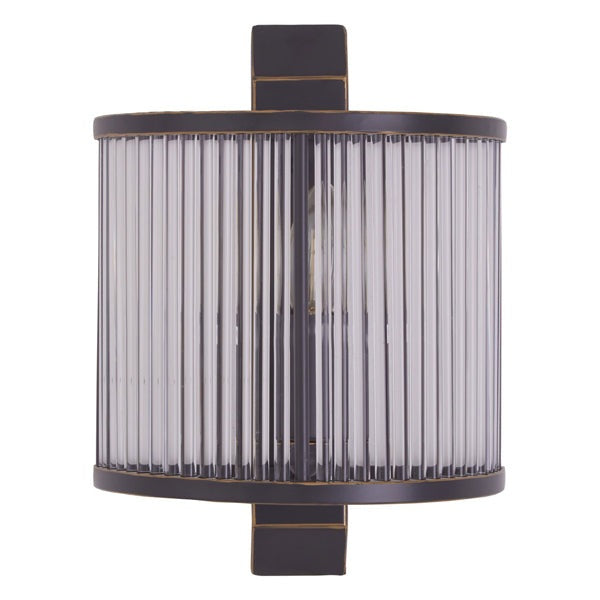 Olivia's Luxe Collection - Salsa Antique Wall Light Black