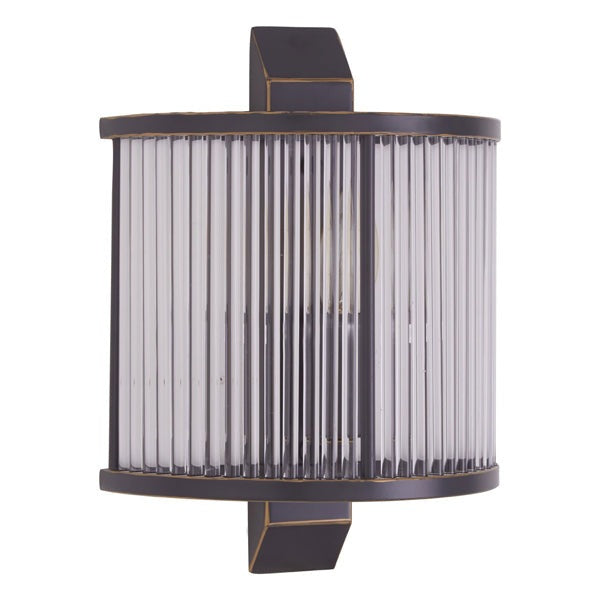 Olivia's Luxe Collection - Salsa Antique Wall Light Black
