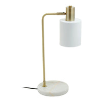 Olivia's Neola Desk Lamp in White Marble