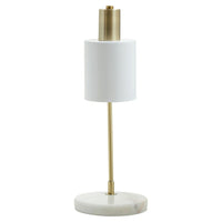 Olivia's Neola Desk Lamp in White Marble