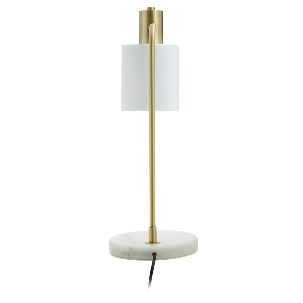 Olivia's Neola Desk Lamp in White Marble