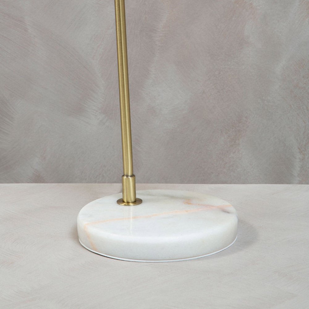 Olivia's Neola Desk Lamp in White Marble