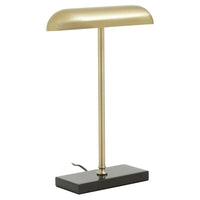 Olivia's Narla Small Desk Lamp in Black & Brass