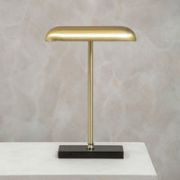 Olivia's Narla Small Desk Lamp in Black & Brass