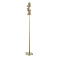 Olivia's Soft Industrial Collection - Newton Floor Lamp in Brass Finish