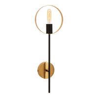 Olivia's Soft Industrial Collection - Tiesto One Bulb Ring Wall Light