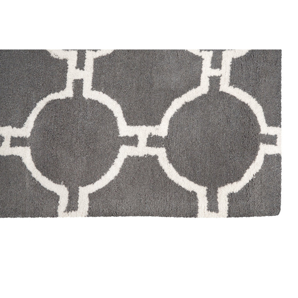  Premier-Olivia's Luxe Collection - Geometric Rug Small-Silver 341 