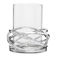 Olivia's Luxe Collection - Twist Candle Holder in Silver