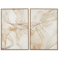 Olivia's Set of 2 Abbey Scribble Design Wall Art