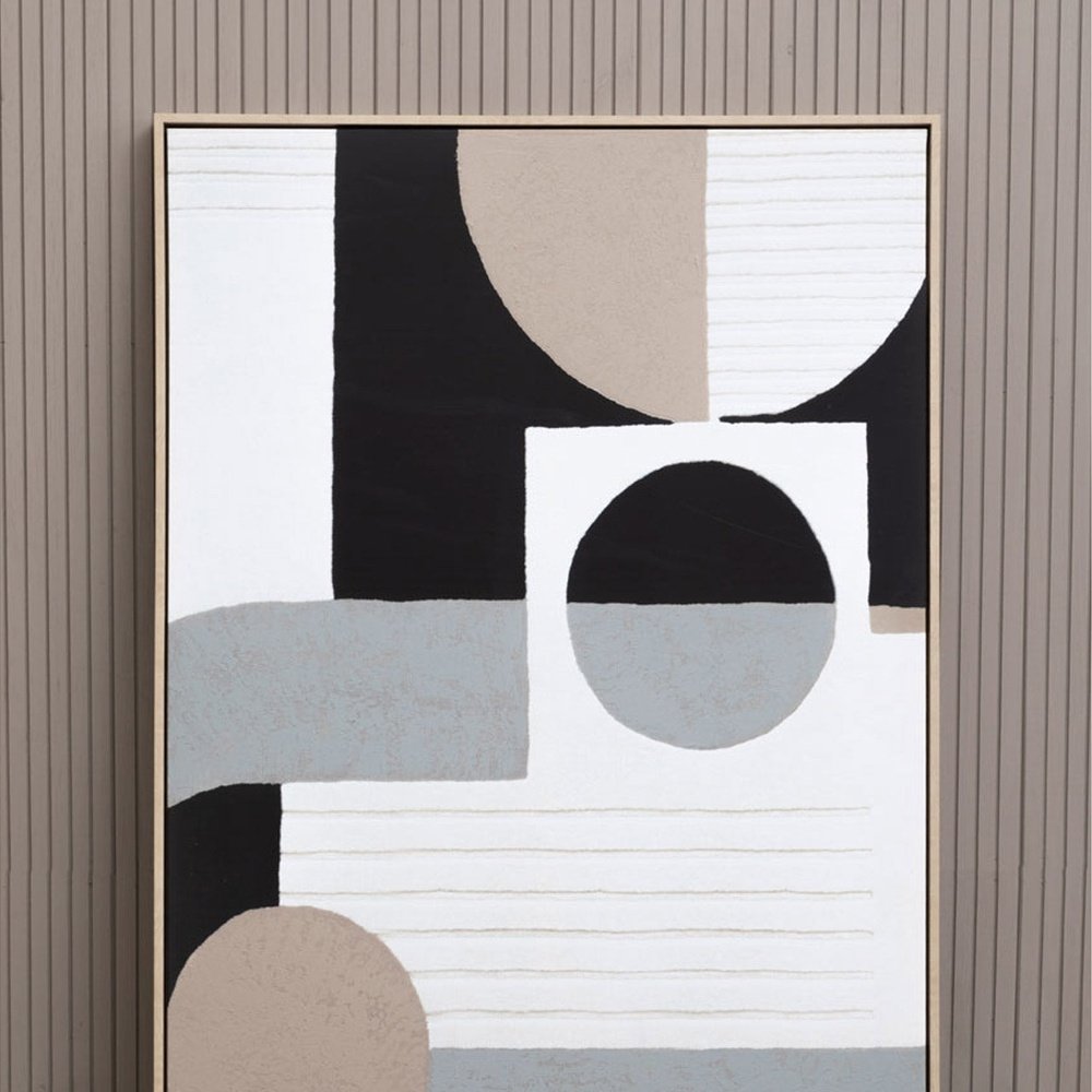 Olivia's Aramis Abstract Monochrome Wall Art Abstract