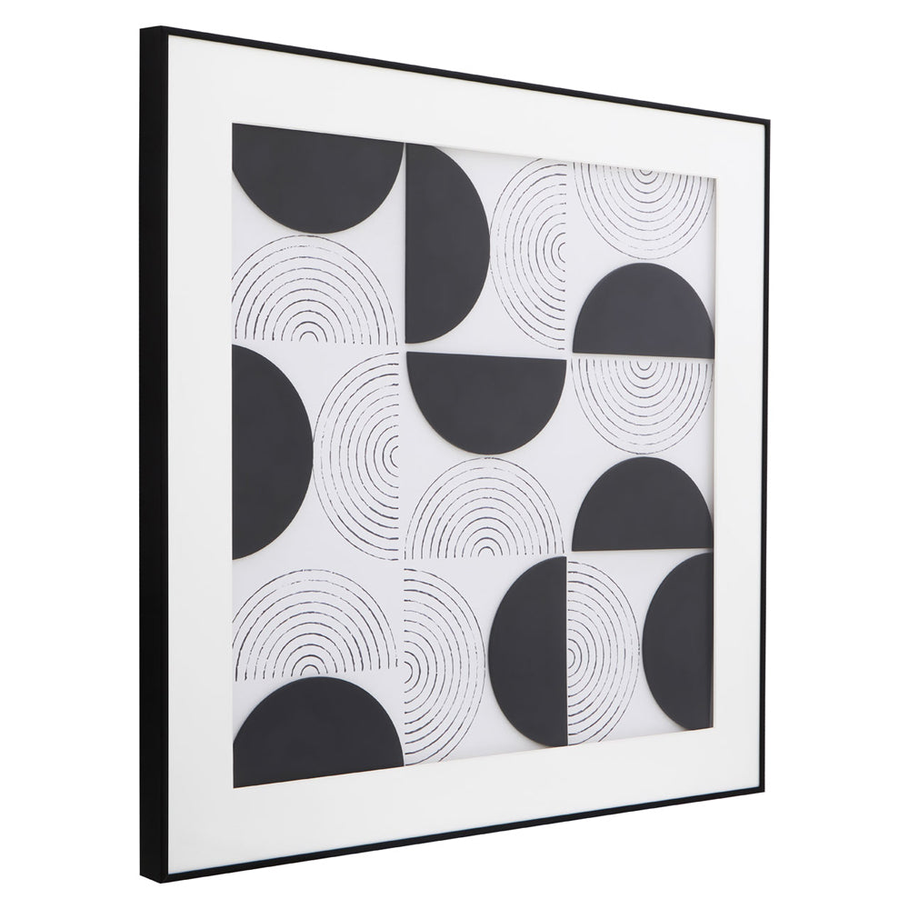 Olivia's Soft Industrial Collection - Jason Wall Art in Black & White