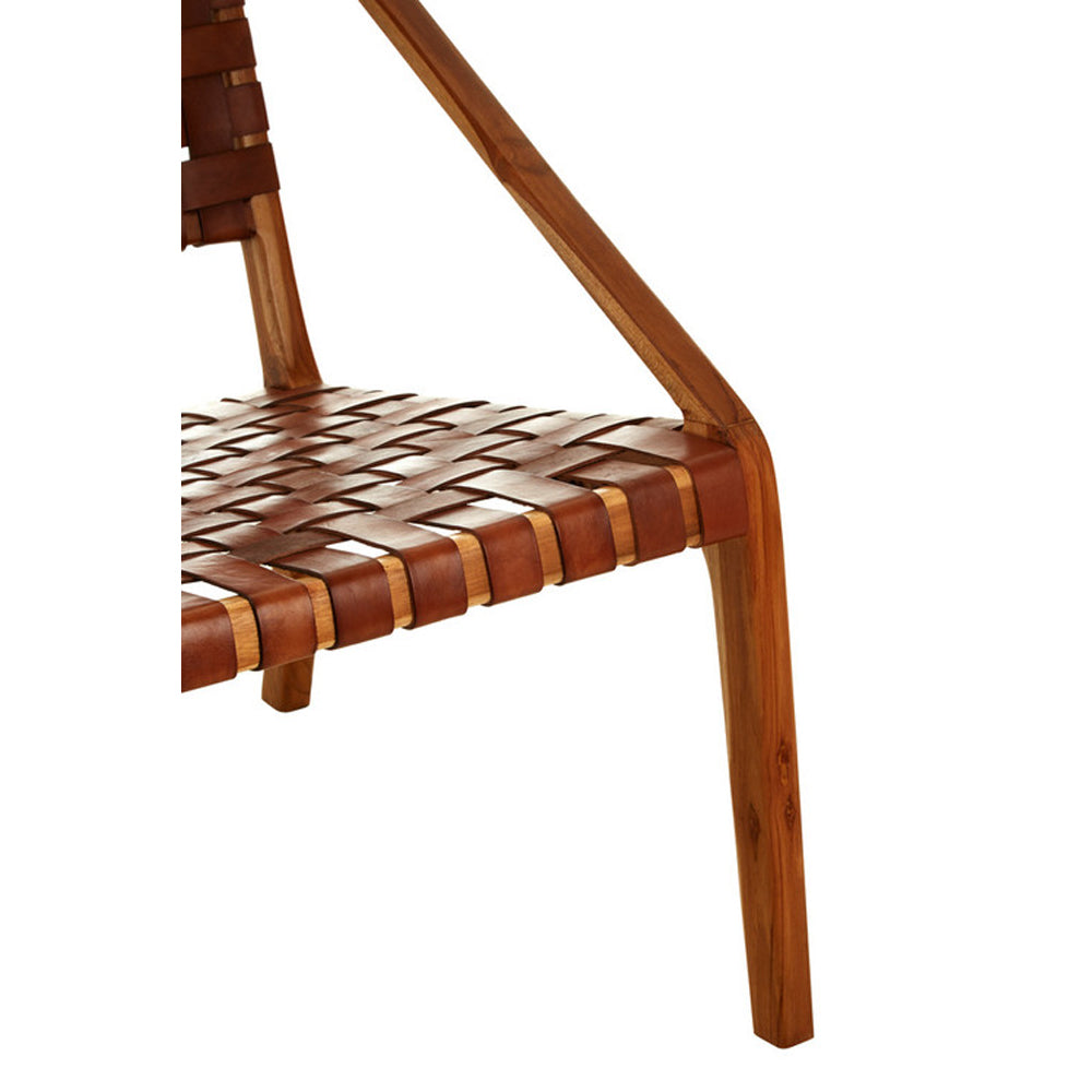  Premier-Olivia's Koko Leaned Woven Occasional Chair Brown-Brown 773 