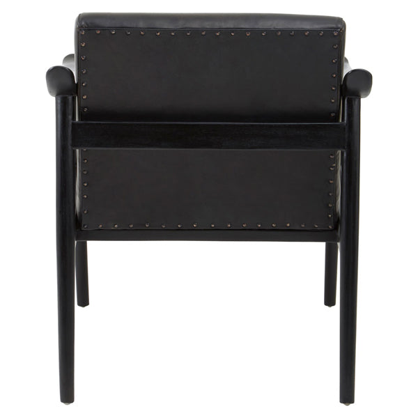 Olivia's Kendall Black Armchair