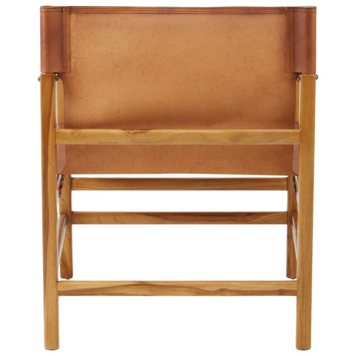  Premier-Olivia's Kendal Occasional Chair Brown Leather-Brown 885 