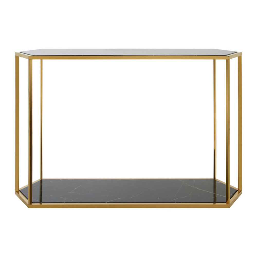  Premier-Olivia's Luxe Collection - Piper Gold Console Table-Gold 605 