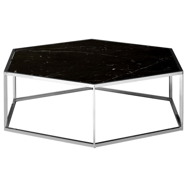 Piper Hexagon Coffee Table - Silver Premier 4
