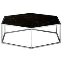 Olivia's Luxe Collection - Piper Hexagon Silver Coffee Table