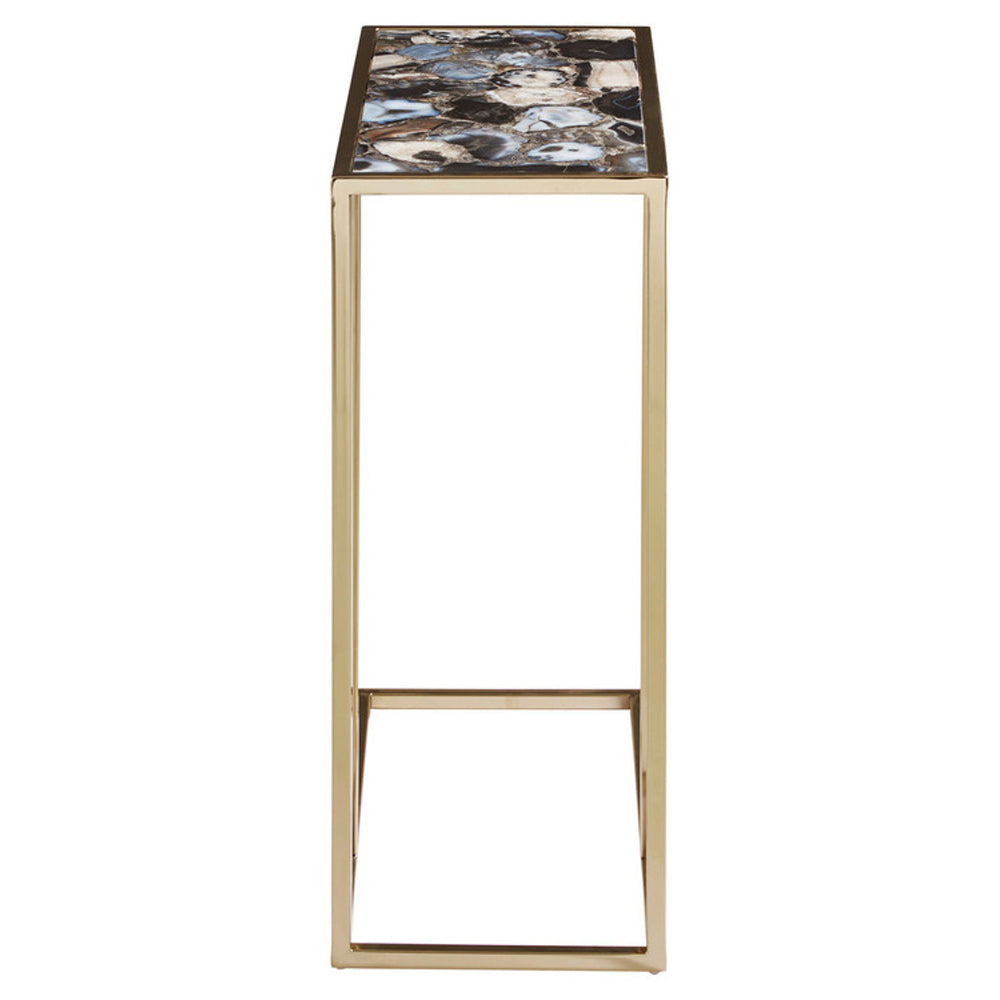 Olivia's Boutique Hotel Collection - Black Agate Sofa Table