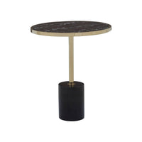 Olivia's Opal Side Table Warm Metalic