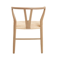 Olivia's Oak Wishbone Chair