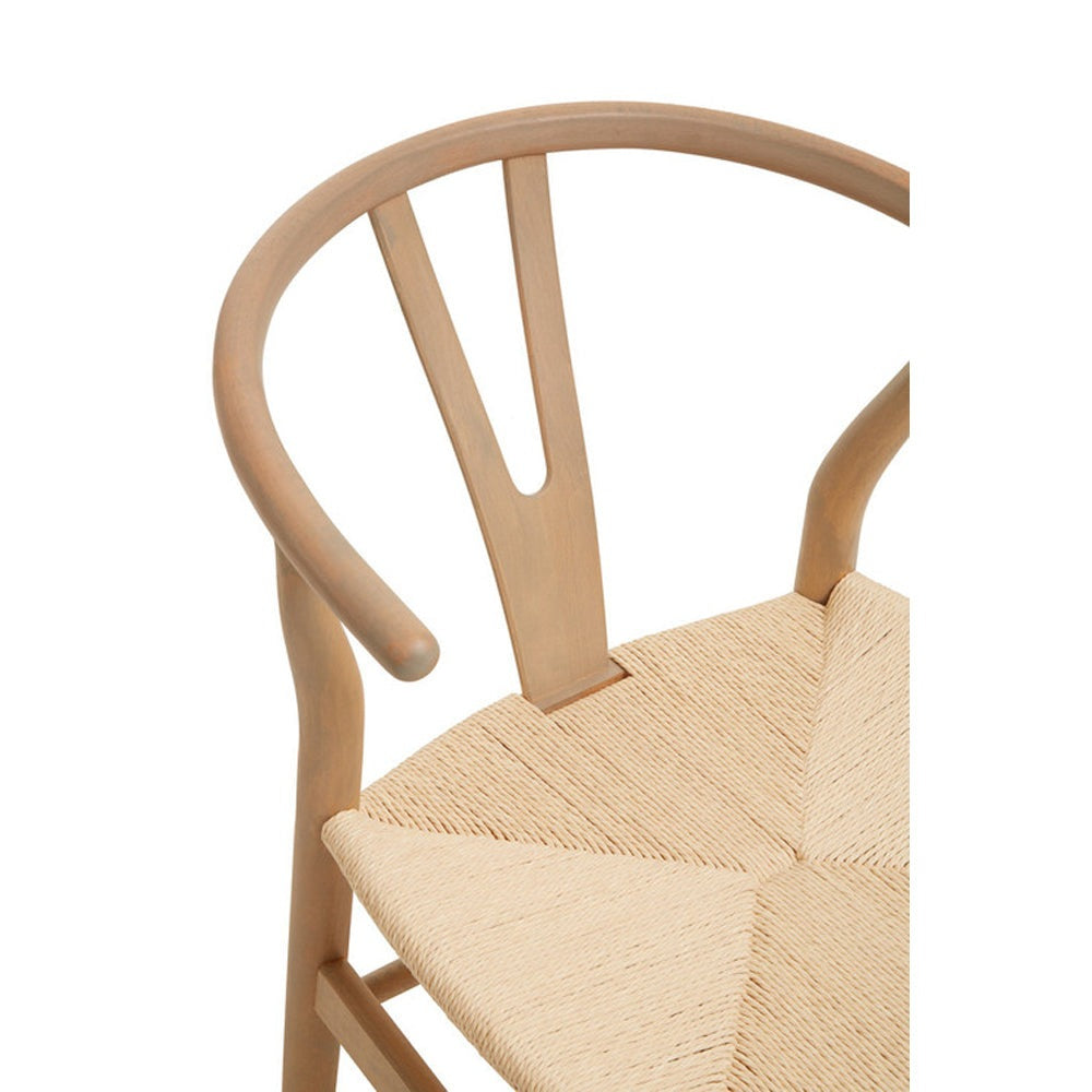 Olivia's Oak Wishbone Chair