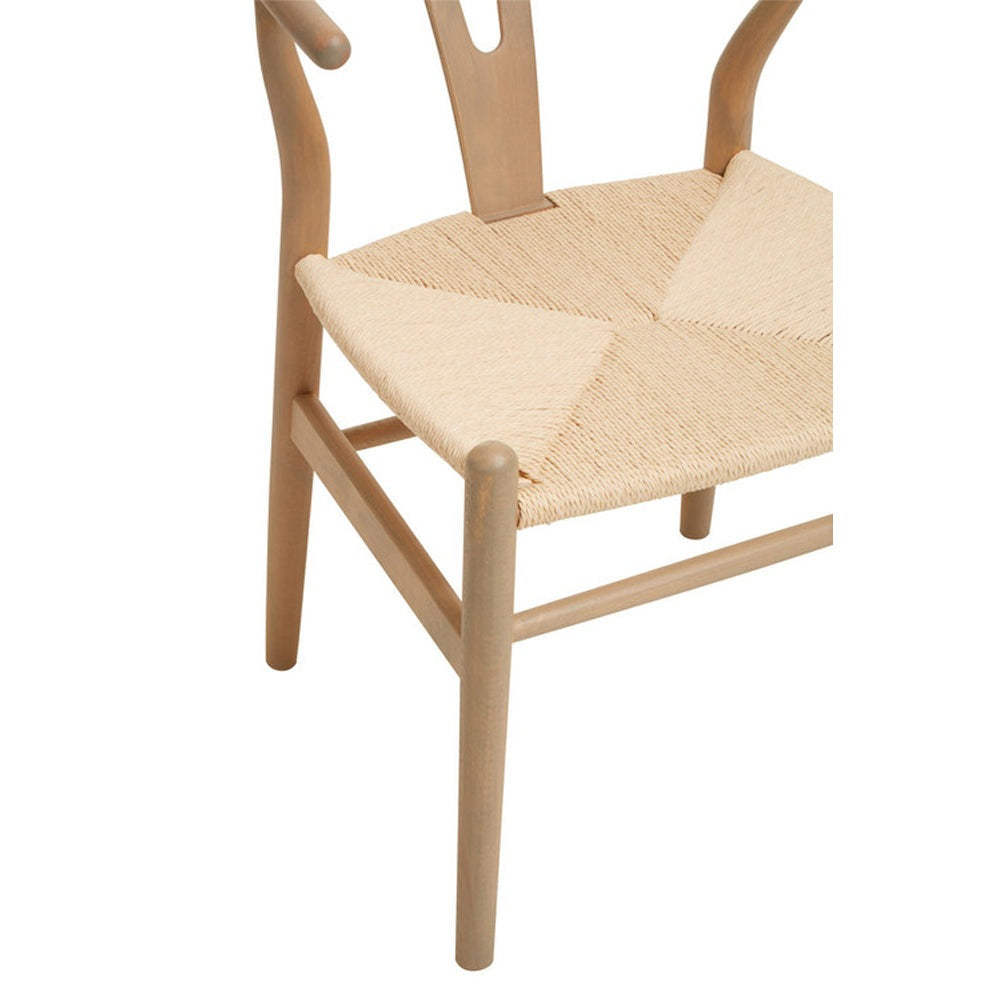 Olivia's Oak Wishbone Chair