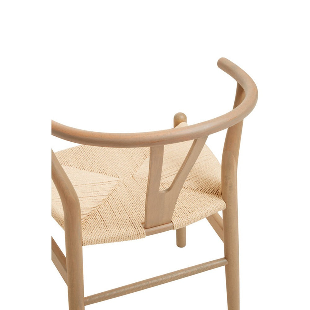 Olivia's Oak Wishbone Chair