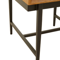 Olivia's Soft Industrial Collection - Jakar Side Table in Natural Finish