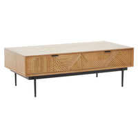 Olivia's Soft Industrial Collection - Jakar Coffee Table in Natural Finish