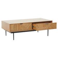 Olivia's Soft Industrial Collection - Jakar Coffee Table in Natural Finish