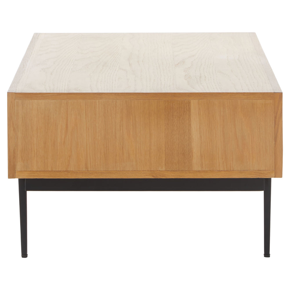 Olivia's Soft Industrial Collection - Jakar Coffee Table in Natural Finish