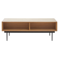 Olivia's Soft Industrial Collection - Jakar Coffee Table in Natural Finish