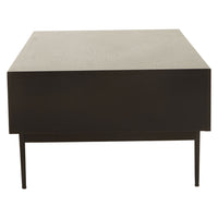 Olivia's Soft Industrial Collection - Jakar Coffee Table in Black Finish