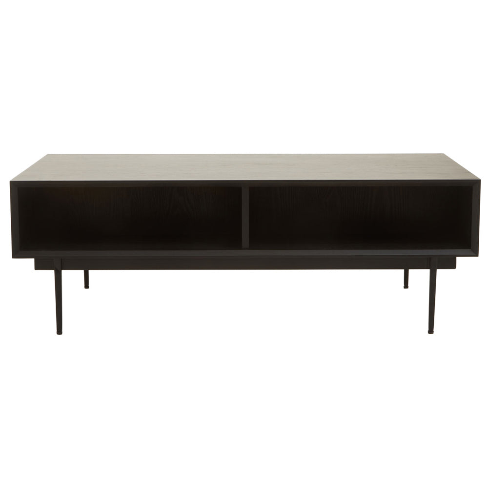 Olivia's Soft Industrial Collection - Jakar Coffee Table in Black Finish