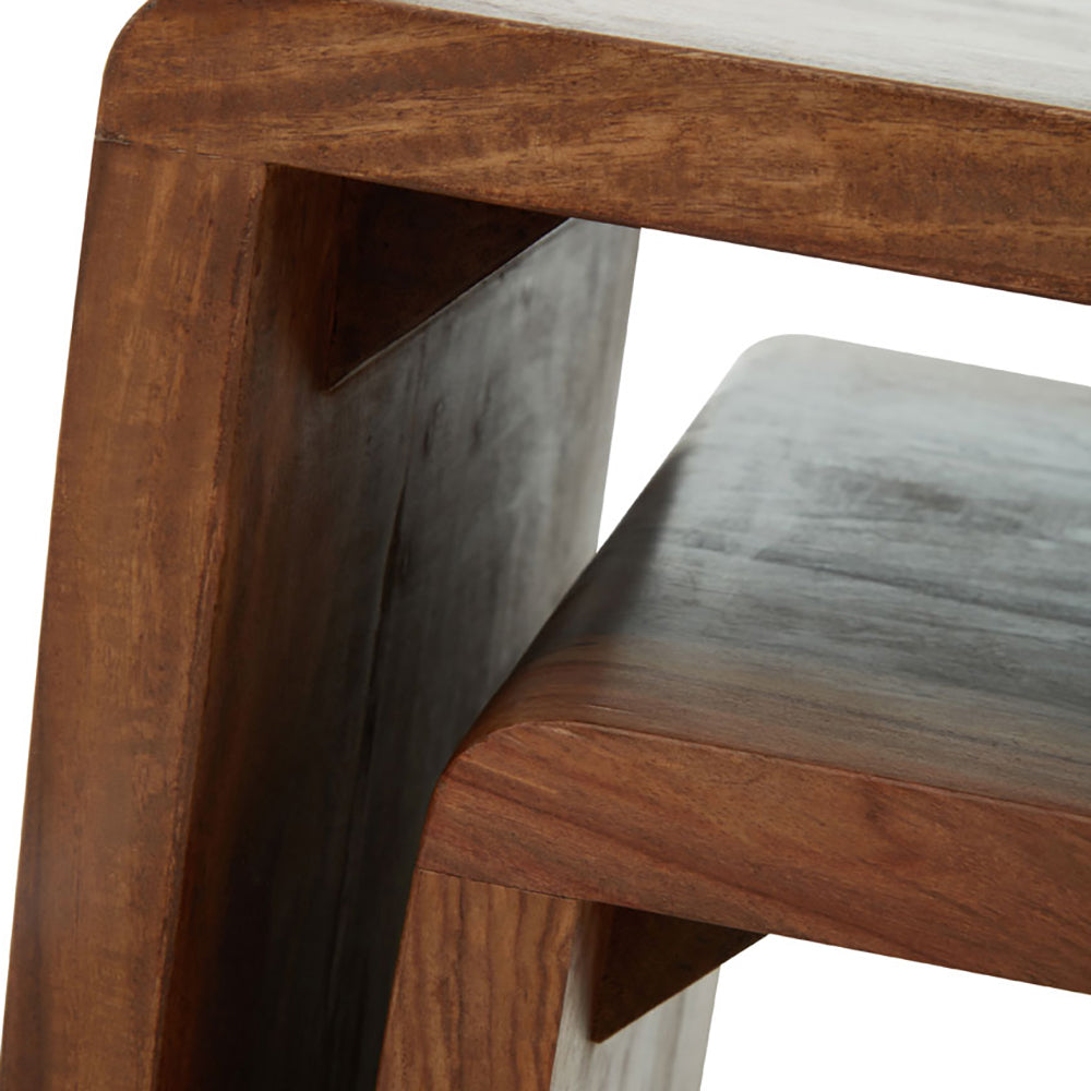 Olivia's Soft Industrial Collection - Surat Sheesham Nesting Tables