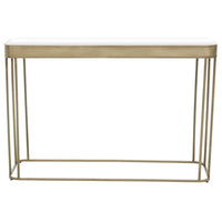 Olivia's Ellis Console Table in Mirror & Gold