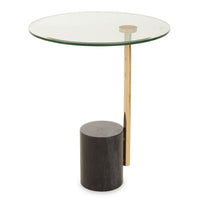 Olivia's Orla Side Table in Black & Gold