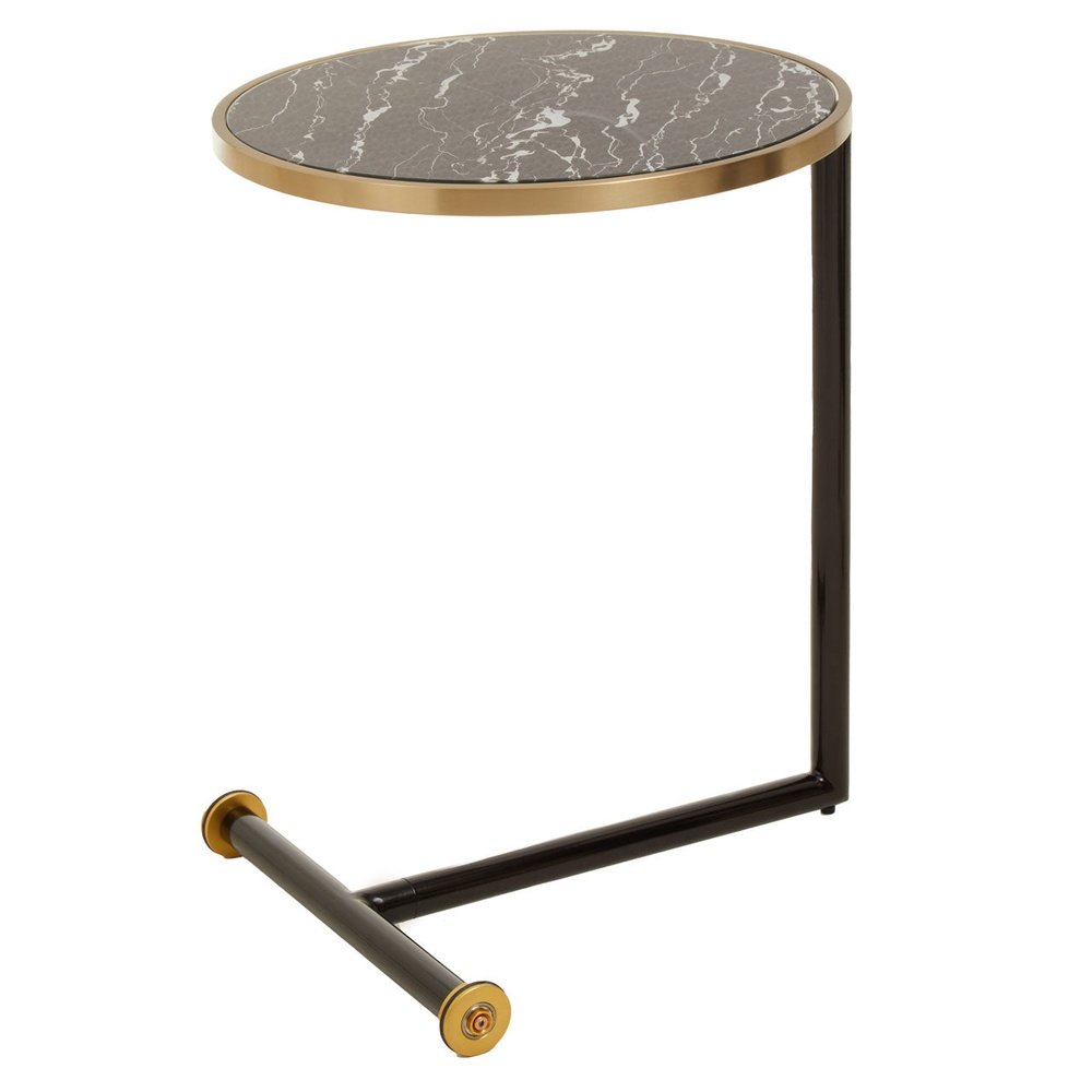 Olivia's Oracle Side Table in Black