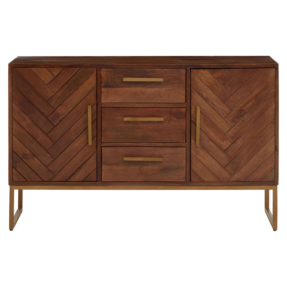 Olivia's Soft Industrial Collection - Gaya Sideboard in Brown