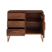 Olivia's Soft Industrial Collection - Gaya Sideboard in Brown