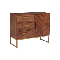 Olivia's Soft Industrial Collection - Gaya Sideboard in Brown