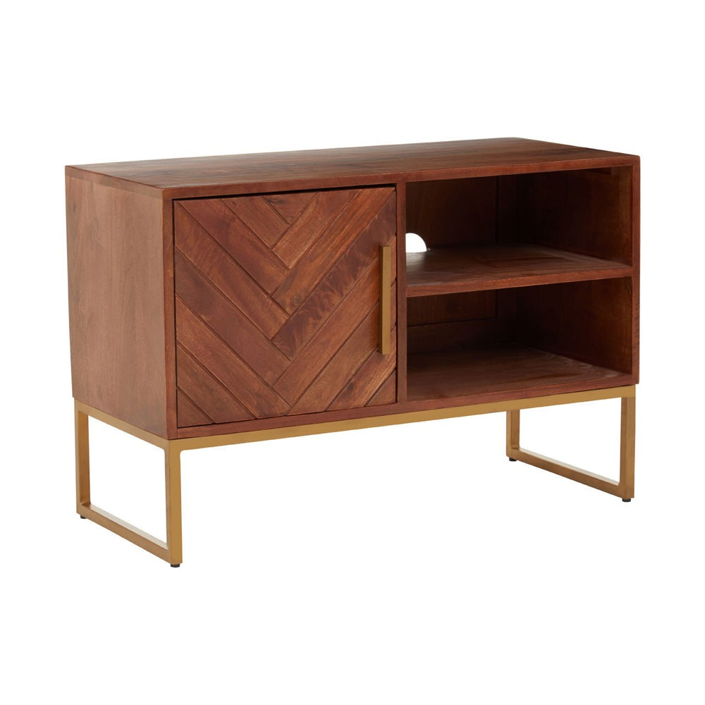 Olivia's Soft Industrial Collection - Gaya Media Unit in Brown