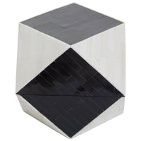 Olivia's Donall Large Diamond Trinket Box in Black & White