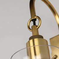 Hudson Valley Lighting Ivy 1 Light Wall Sconce in Aged Brass