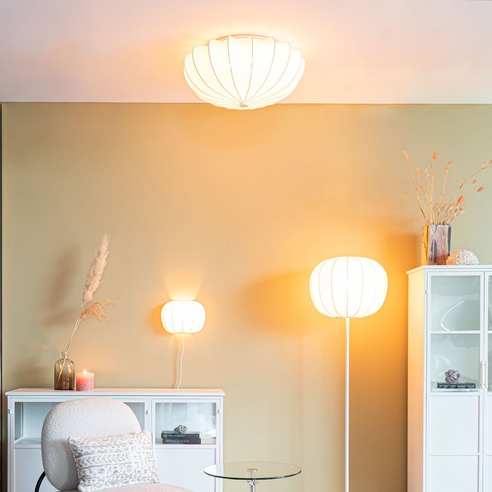 Olivia's Nordic Living Collection Shea Ceiling Light in Off White