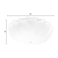 Olivia's Nordic Living Collection Shea Ceiling Light in Off White