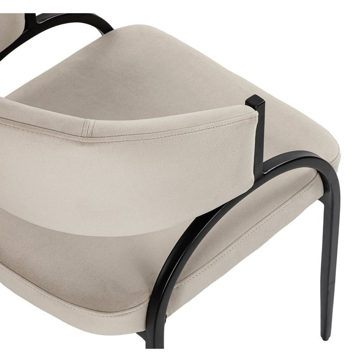 Bonnet Dinning Chair - Kaster Light Grey LiangAndEimil 5