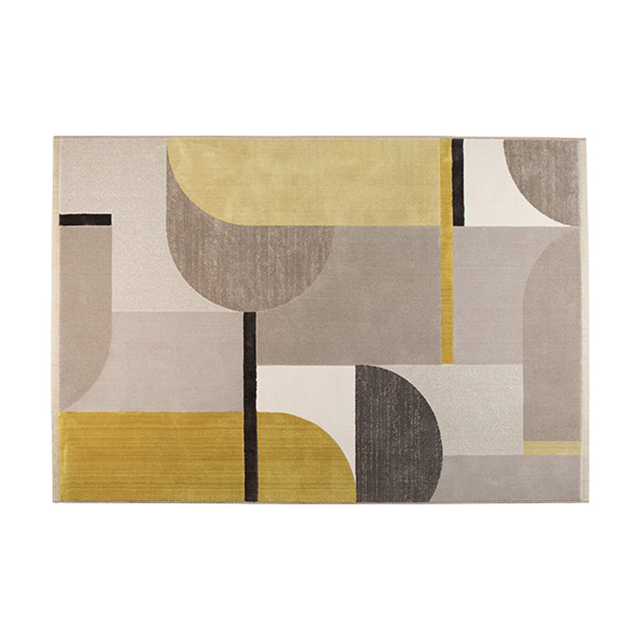 Zuiver Hilton Rug in Yellow and Grey